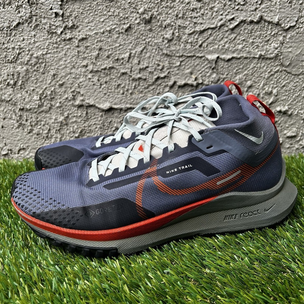Nike Shoes Men Size 9.5 Pegasus Trail 5 GORE-TEX Black Wolf Grey FQ0908-001